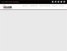Tablet Screenshot of mamb.co.uk
